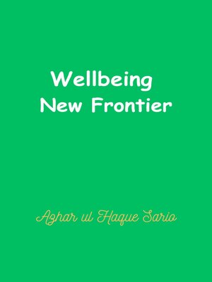 cover image of Wellbeing New Frontier